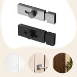 Maxbell Door Latch Easy to Install Slide Latch Lock for Garden Office Indoor Outdoor black
