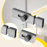 Maxbell Door Latch Easy to Install Slide Latch Lock for Garden Office Indoor Outdoor gray