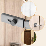 Maxbell Door Latch Easy to Install Slide Latch Lock for Garden Office Indoor Outdoor gray