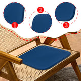 Maxbell Chair Cushion for Dining Chair Chair Pad for Tea Ceremony Office Living Room Dark blue