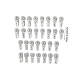 Maxbell 30Pcs Curtain Ball Bearing Carriers Spare Parts Direct Replaces for Curtains