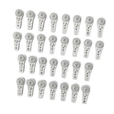 Maxbell 30Pcs Curtain Ball Bearing Carriers Spare Parts Direct Replaces for Curtains