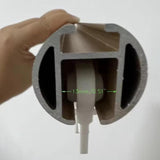 Maxbell 30Pcs Curtain Ball Bearing Carriers Spare Parts Direct Replaces for Curtains