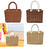 Maxbell Picnic Basket with Handle Practical Market Basket for Kitchen Fruits Outdoor A