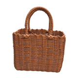 Maxbell Picnic Basket with Handle Practical Market Basket for Kitchen Fruits Outdoor A