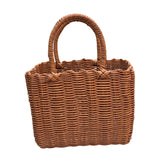 Maxbell Picnic Basket with Handle Practical Market Basket for Kitchen Fruits Outdoor A
