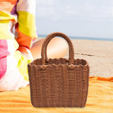 Maxbell Picnic Basket with Handle Practical Market Basket for Kitchen Fruits Outdoor A