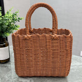 Maxbell Picnic Basket with Handle Practical Market Basket for Kitchen Fruits Outdoor A