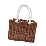 Maxbell Picnic Basket with Handle Practical Market Basket for Kitchen Fruits Outdoor B