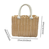 Maxbell Picnic Basket with Handle Practical Market Basket for Kitchen Fruits Outdoor C