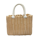 Maxbell Picnic Basket with Handle Practical Market Basket for Kitchen Fruits Outdoor C