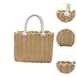 Maxbell Picnic Basket with Handle Practical Market Basket for Kitchen Fruits Outdoor C