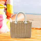 Maxbell Picnic Basket with Handle Practical Market Basket for Kitchen Fruits Outdoor C