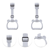 Maxbell Kids Playpen Pull up Rings Improve Balance Lightweight Walking Training Tool Gray