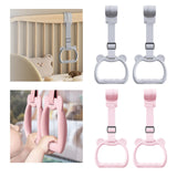 Maxbell Kids Playpen Pull up Rings Improve Balance Lightweight Walking Training Tool Gray