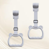 Maxbell Kids Playpen Pull up Rings Improve Balance Lightweight Walking Training Tool Gray