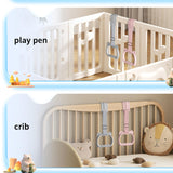 Maxbell Kids Playpen Pull up Rings Improve Balance Lightweight Walking Training Tool Gray