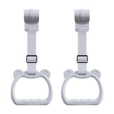 Maxbell Kids Playpen Pull up Rings Improve Balance Lightweight Walking Training Tool Gray
