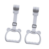 Maxbell Kids Playpen Pull up Rings Improve Balance Lightweight Walking Training Tool Gray