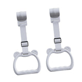 Maxbell Kids Playpen Pull up Rings Improve Balance Lightweight Walking Training Tool Gray