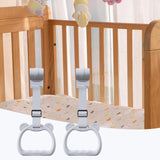 Maxbell Kids Playpen Pull up Rings Improve Balance Lightweight Walking Training Tool Gray