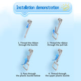 Maxbell Kids Playpen Pull up Rings Improve Balance Lightweight Walking Training Tool Gray