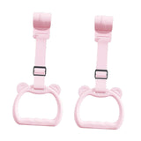 Maxbell Kids Playpen Pull up Rings Improve Balance Lightweight Walking Training Tool Pink