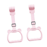 Maxbell Kids Playpen Pull up Rings Improve Balance Lightweight Walking Training Tool Pink