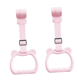 Maxbell Kids Playpen Pull up Rings Improve Balance Lightweight Walking Training Tool Pink