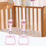 Maxbell Kids Playpen Pull up Rings Improve Balance Lightweight Walking Training Tool Pink