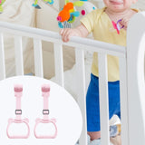 Maxbell Kids Playpen Pull up Rings Improve Balance Lightweight Walking Training Tool Pink