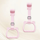 Maxbell Kids Playpen Pull up Rings Improve Balance Lightweight Walking Training Tool Pink