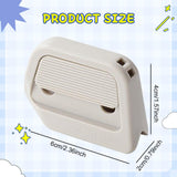 Maxbell Box Cutter Compact Opening Packages Mini Letter Opener for Boxes Office Work Khaki