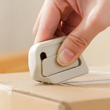 Maxbell Box Cutter Compact Opening Packages Mini Letter Opener for Boxes Office Work Khaki