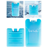 Maxbell 4 Pieces Ice Packs for Lunch Boxes Portable Ice Blocks for Picnics Beach BBQ 100ML