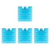 Maxbell 4 Pieces Ice Packs for Lunch Boxes Portable Ice Blocks for Picnics Beach BBQ 100ML