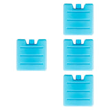 Maxbell 4 Pieces Ice Packs for Lunch Boxes Portable Ice Blocks for Picnics Beach BBQ 100ML