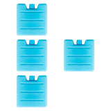 Maxbell 4 Pieces Ice Packs for Lunch Boxes Portable Ice Blocks for Picnics Beach BBQ 100ML