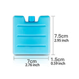 Maxbell 4 Pieces Ice Packs for Lunch Boxes Portable Ice Blocks for Picnics Beach BBQ 100ML