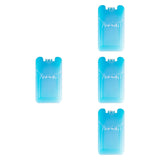 Maxbell 4 Pieces Ice Packs for Lunch Boxes Portable Ice Blocks for Picnics Beach BBQ 150ML