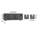 Maxbell Retractable Clothesline Indoor Drying Clothes Line for Shower Room Apartment Gray