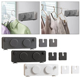 Maxbell Retractable Clothesline Indoor Drying Clothes Line for Shower Room Apartment Gray