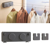 Maxbell Retractable Clothesline Indoor Drying Clothes Line for Shower Room Apartment Gray