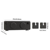 Maxbell Retractable Clothesline Indoor Drying Clothes Line for Shower Room Apartment Black