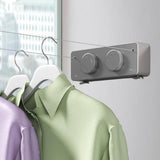Maxbell Retractable Clothesline Indoor Drying Clothes Line for Shower Room Apartment Black