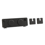 Maxbell Retractable Clothesline Indoor Drying Clothes Line for Shower Room Apartment Black