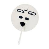 Maxbell Round Fan Lightweight DIY Crafts Decorative Fan for Dance Party Decor Travel Style D