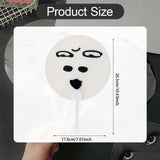 Maxbell Round Fan Lightweight DIY Crafts Decorative Fan for Dance Party Decor Travel Style D