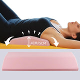 Maxbell Waist Pillow for Bed Ergonomic Portable Birthday Gift Support Cushion Pink
