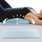 Maxbell Waist Pillow for Bed Ergonomic Portable Birthday Gift Support Cushion Light Blue